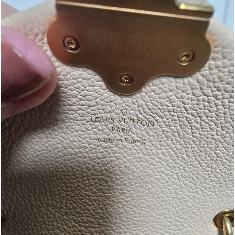 Louis Vuitton Damier Ebene Small Backpack Vachetta Trim/Strap Gold HW w/COA - Picture 5 of 9